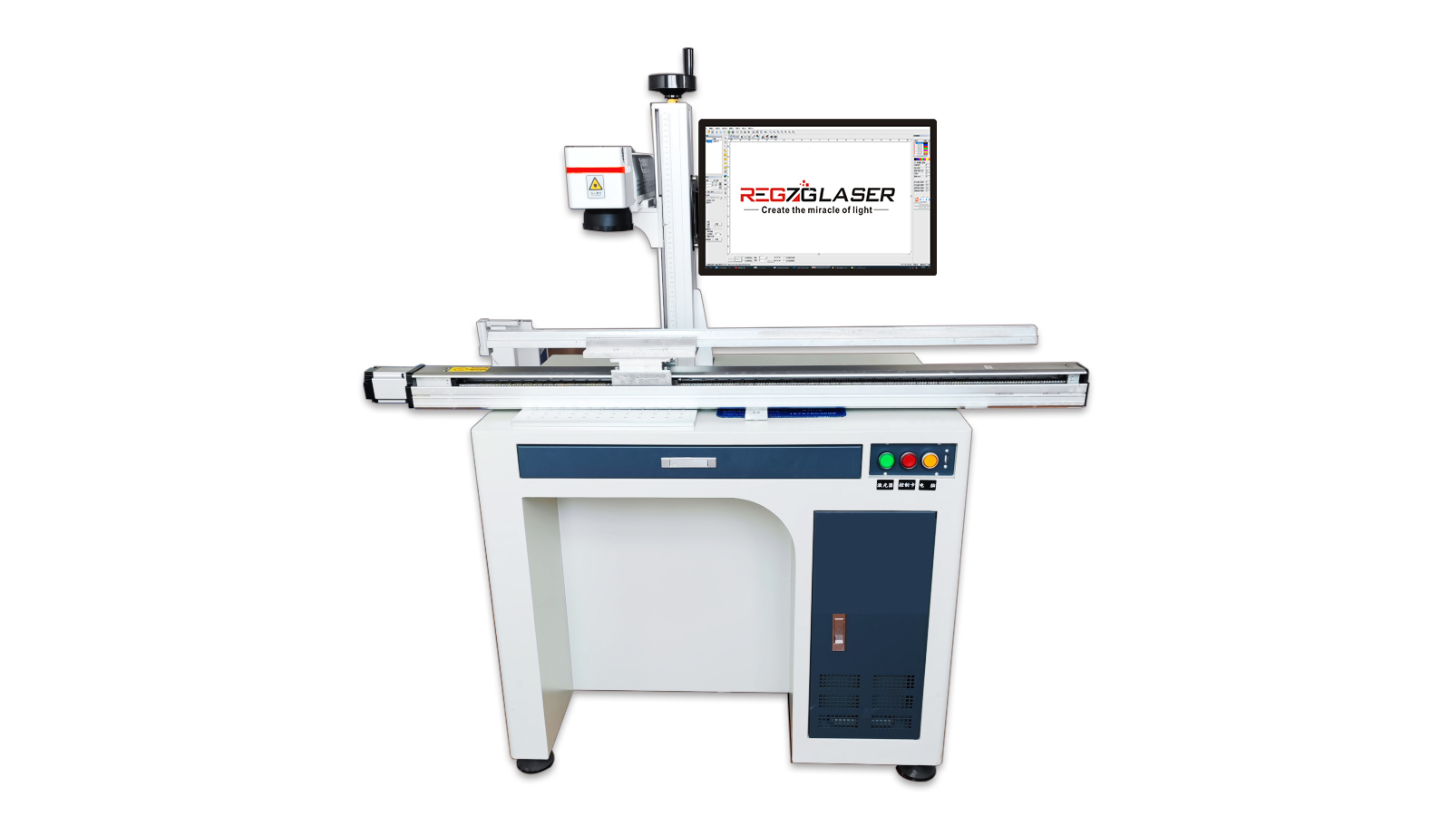 Large format laser marking machine